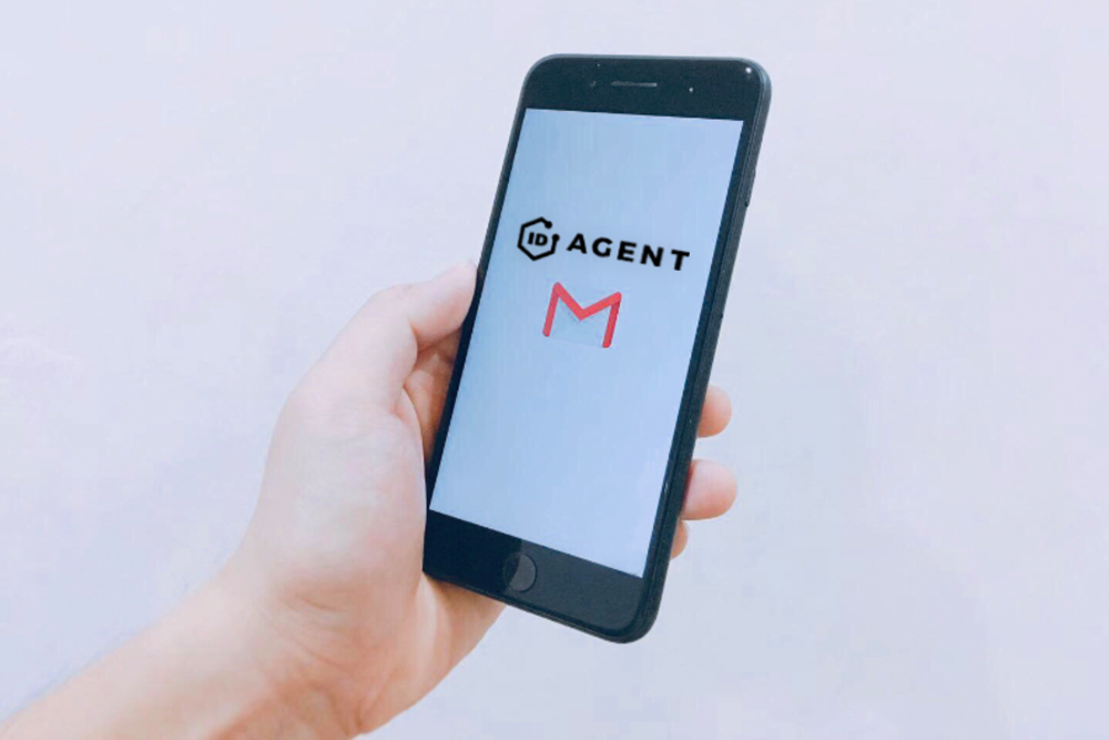 An ID Agent email alert on a mobile