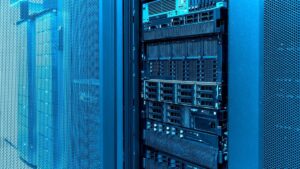 blue computer servers